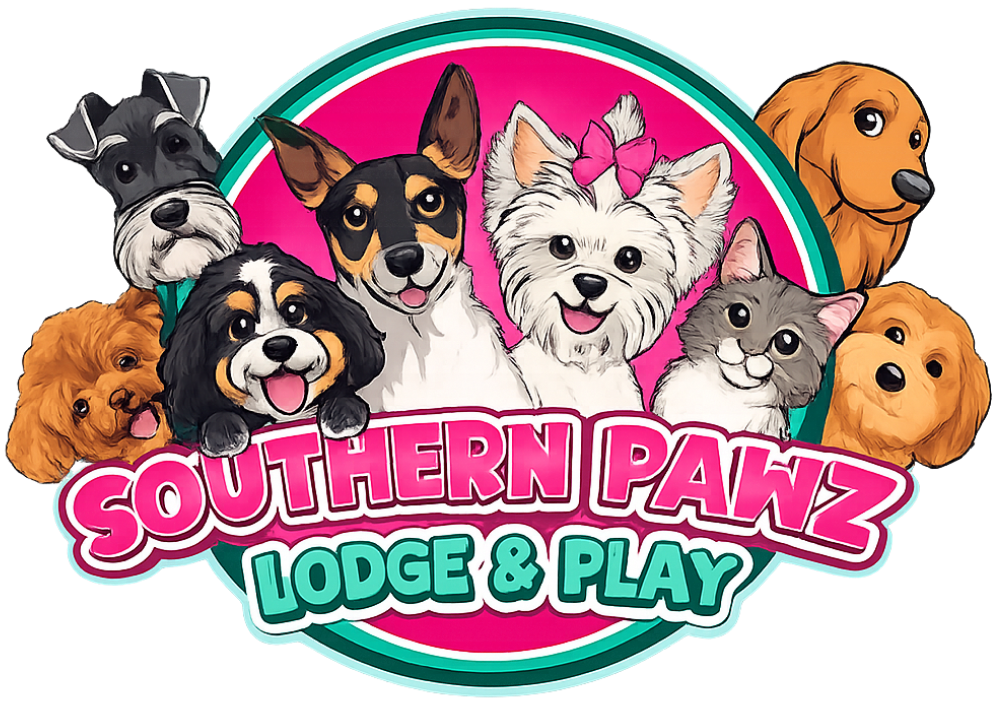 Southern Pawz Lodge and Play Logo
